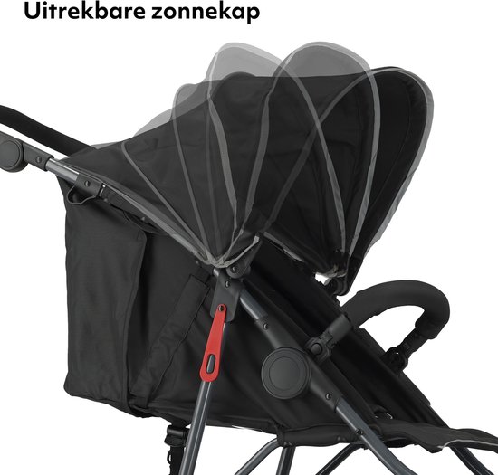 Mooiys Cruze Jogger - Hardloop Kinderwagen - Inklapbaar - Zwart — afbeelding 4