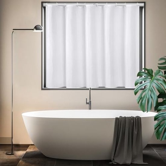Cuscino per sedile a panca Tinta unita VIVARA 152 x 54 cm Bianco sporco