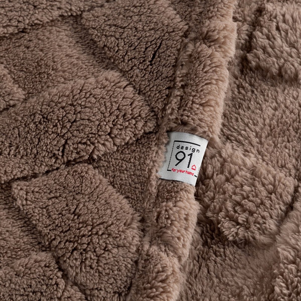 Luxe Pluche Plaid 150x200cm - Zacht & Warm - Visgraat Patroon