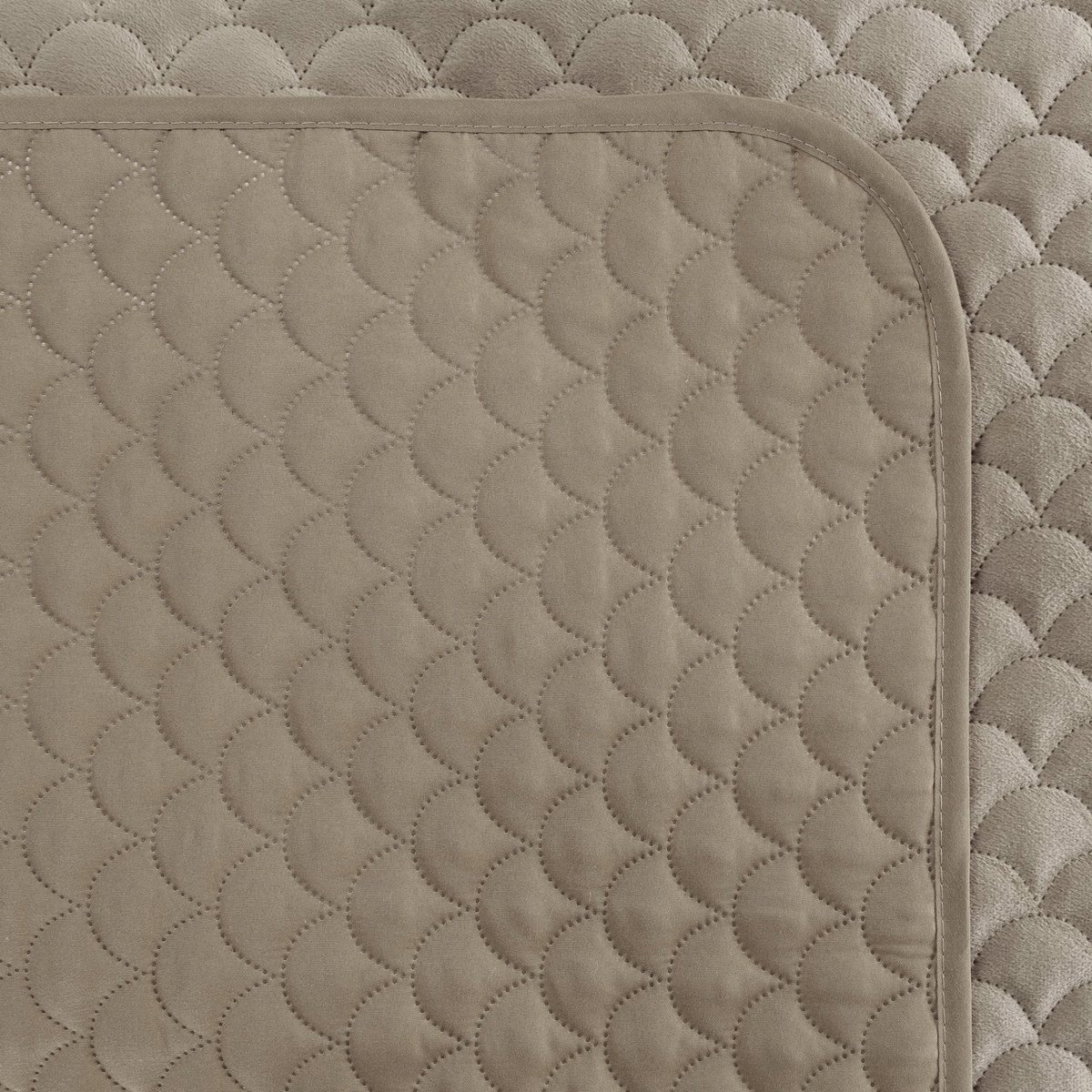 Luxe beige velours bedsprei 220x240cm - stijlvolle slaapkamerdecoratie