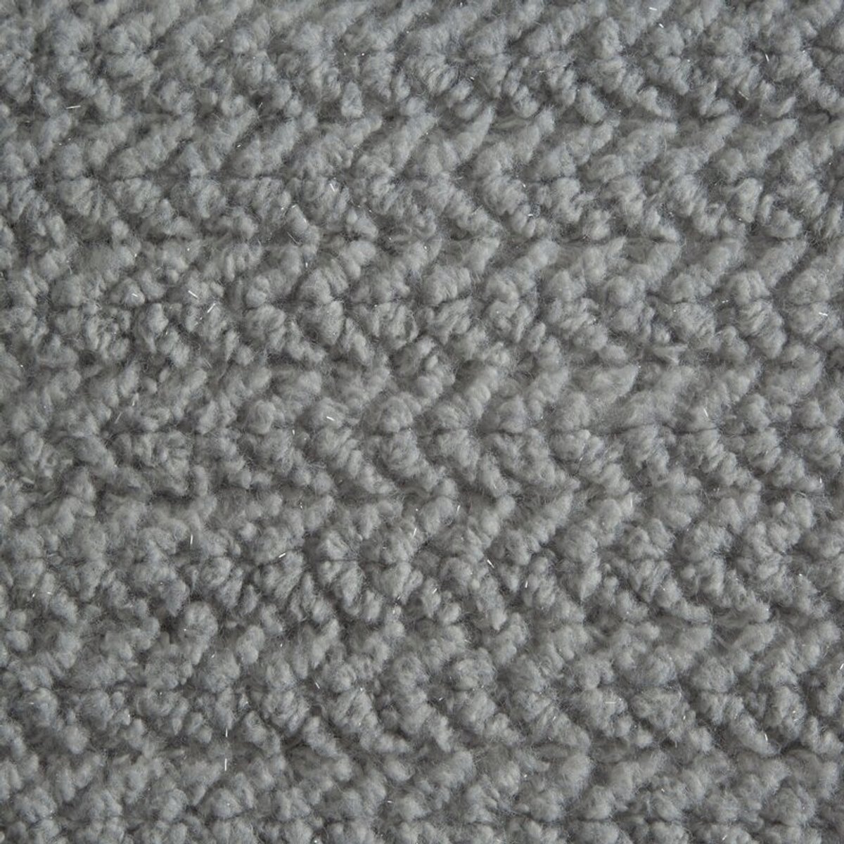 Laris Plaid 130x170cm Zilver - Decoratieve en Zachte Plaid