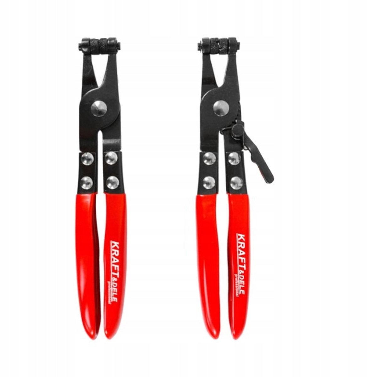 Kraft&Dele Klembandtangenset 220mm V- en X-type (2 stuks)