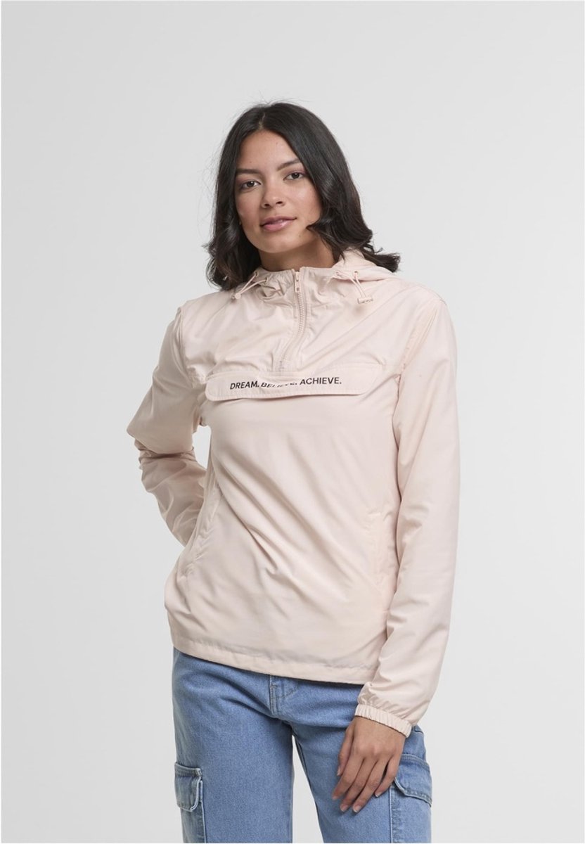 Miss Tee Dames Dream Believe Achieve Basic pulloverjasje MST343 Roze