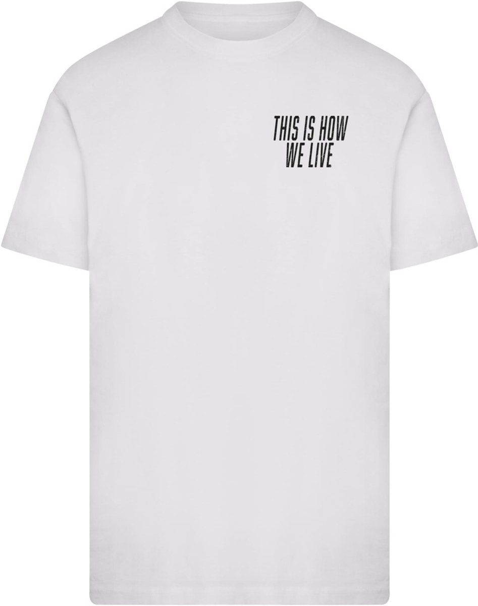 Mister Tee This Is How We Live Heren Tshirt L Wit