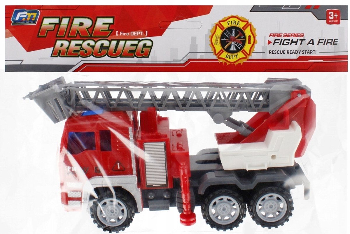 Brandweerwagen MEGA CREATIVE met uitschuifbare ladder