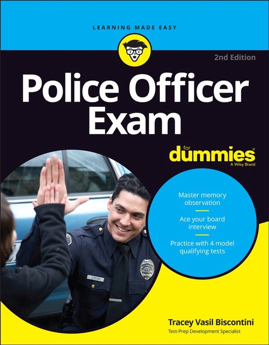 Police Officer Exam For Dummies - cover