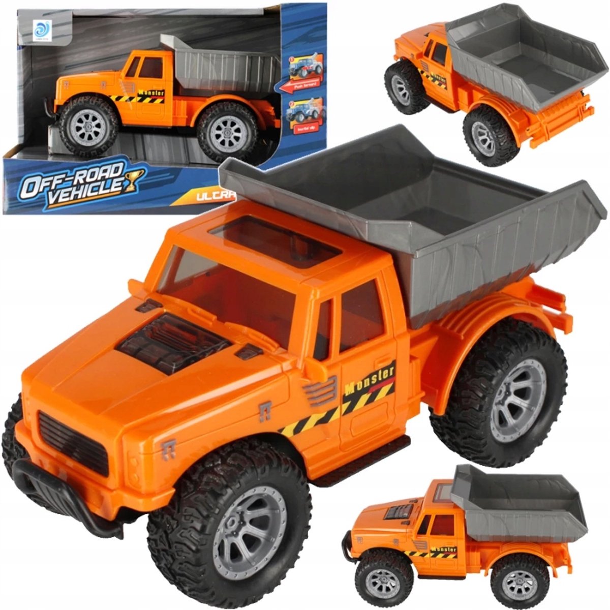Mega Creative Bouwwerf Vrachtwagen Kiepwagen met Pull-back Functie