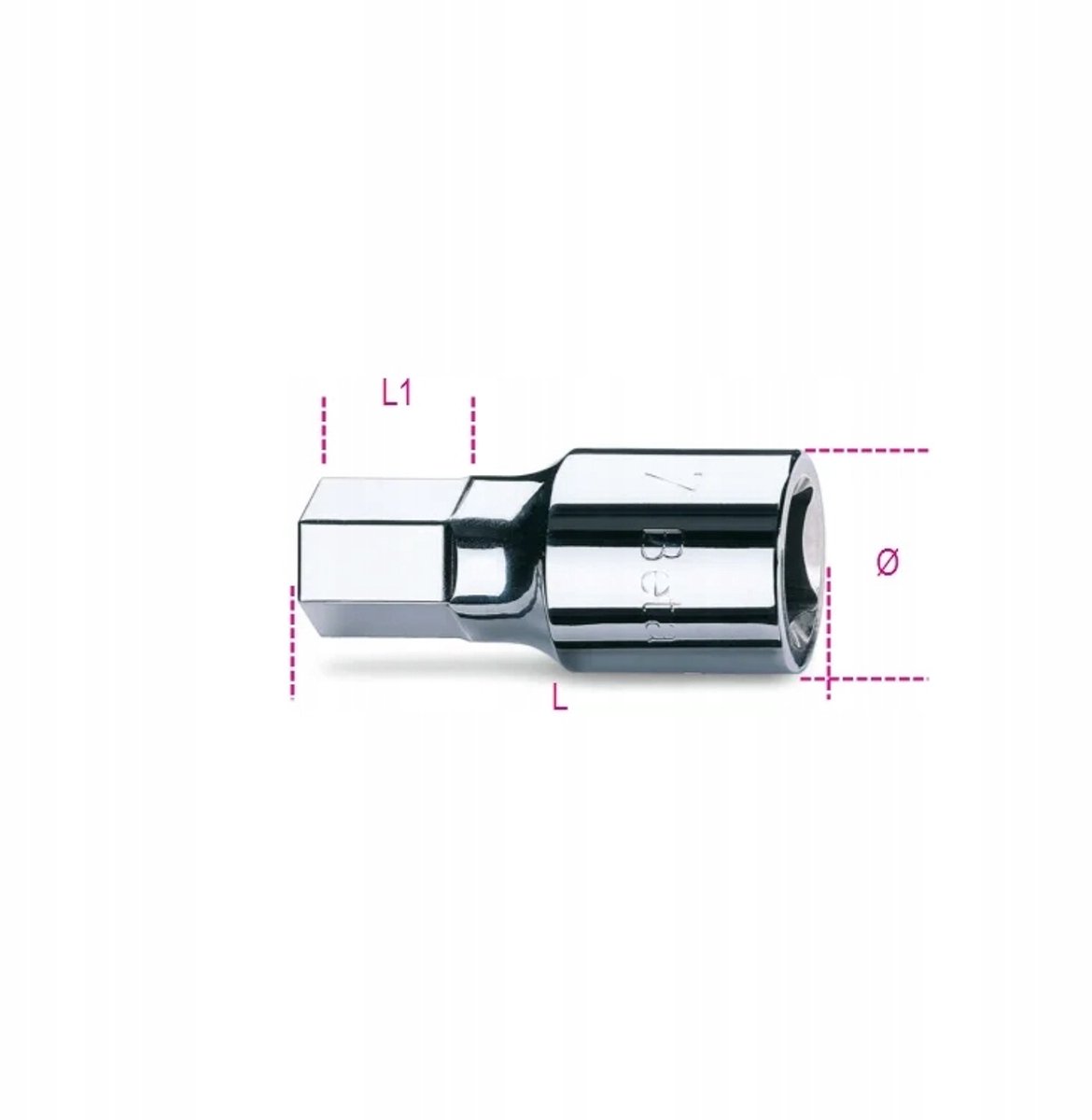 Beta Dop 3/4" 19mm Zeskant met Dophout 928ME