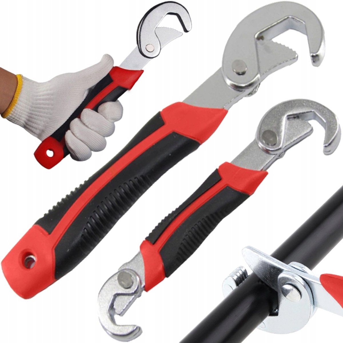 Universele haaksleutels 9-32 mm - Set van 2