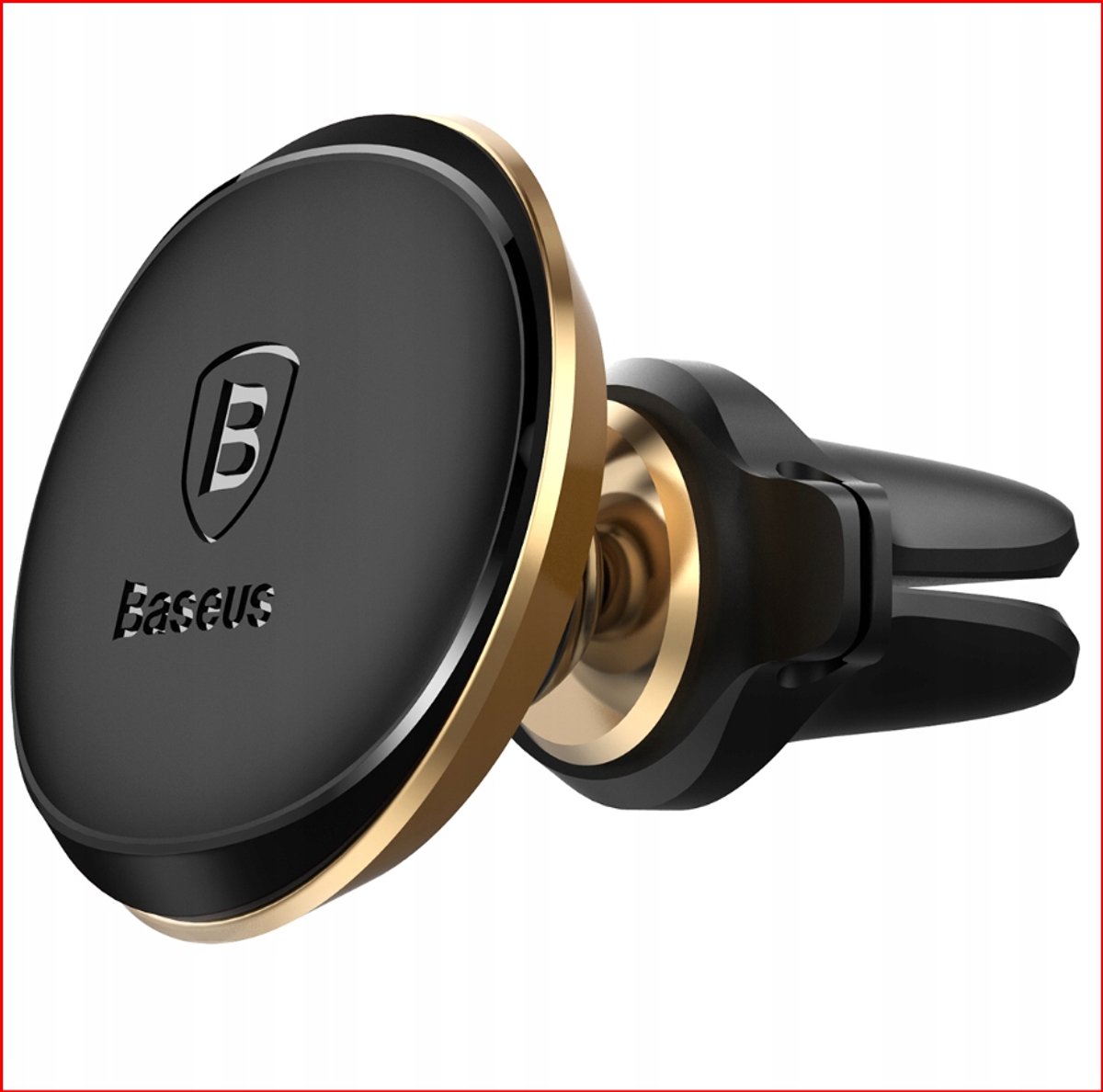 Baseus Magnetische Autohouder met Kabelclip - Rosé Goud