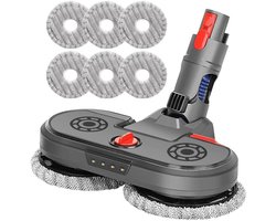 Elektrische Stofzuigerborstelkit Compatible met Dyson V15/V7/V8/V10/V11, Dubbelzijdige Droge/Natte Borstelkop voor Draadloze Stofzuigers(X002)