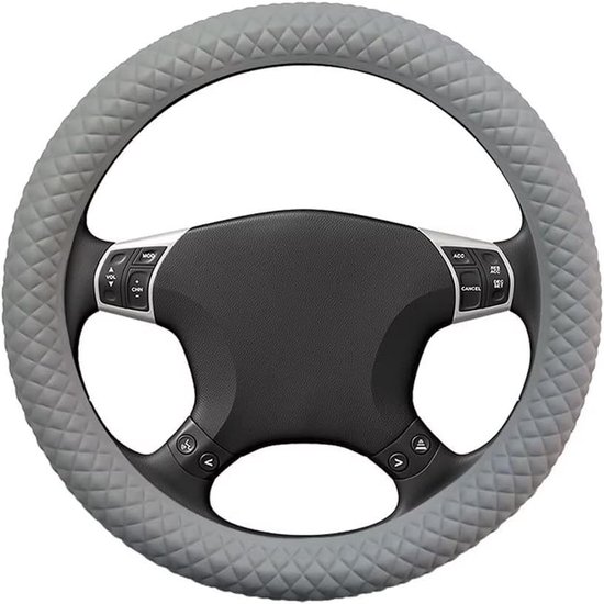 Housse de volant de voiture, antidérapante, protection de volant en Siliconen souple, taille universelle 33-42 cm / 13'-16,5'