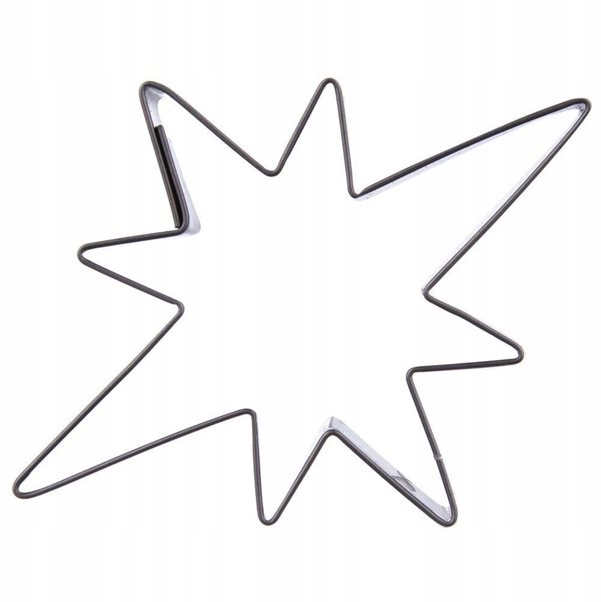 Roestvrijstalen Koekjesvorm Ster 8 cm - Perfect voor Koekjes & Peperkoek