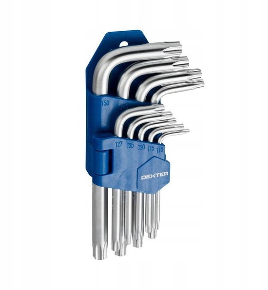 Dexter Torx Inbussleutelset T10-T50 - 9 Delig | bol
