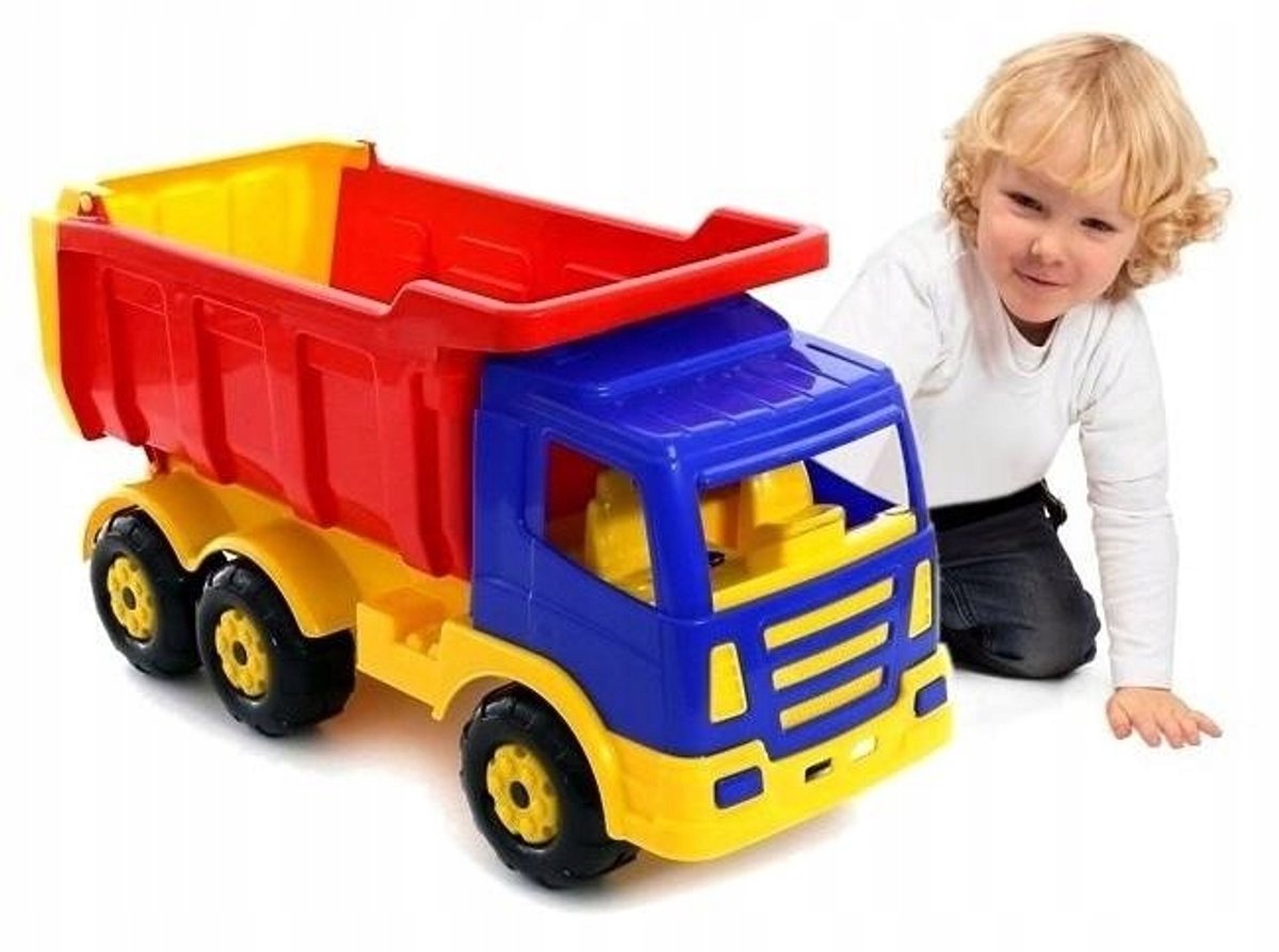 XL Kiepwagen Vrachtwagen Gigant 70cm - Duurzaam Speelgoed