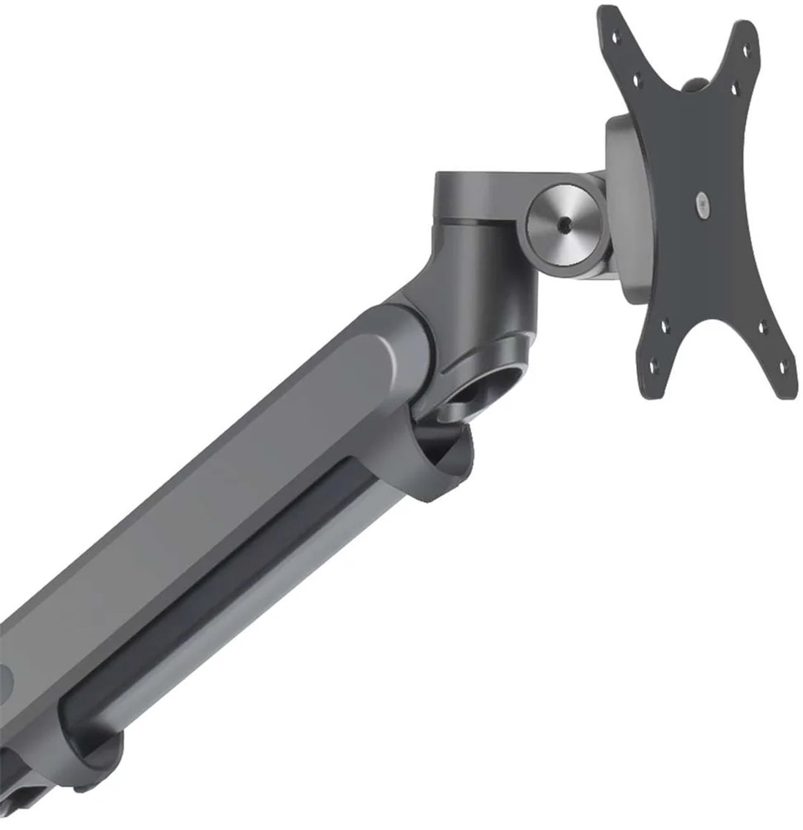 Alberenz Dubbele Monitor Arm Donkergrijs - Voor 2 Schermen tot 32 inch - VESA 75x75 & 100x100 thumbnail 2