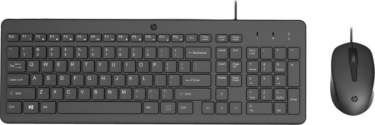 HP 150 muis en toetsenbord met kabel