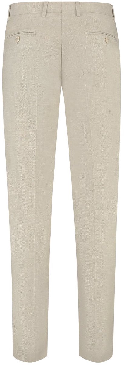 GENTS - Pantalon / broek herenlinnenlook - Polyblend - Zand - Maat 50/L
