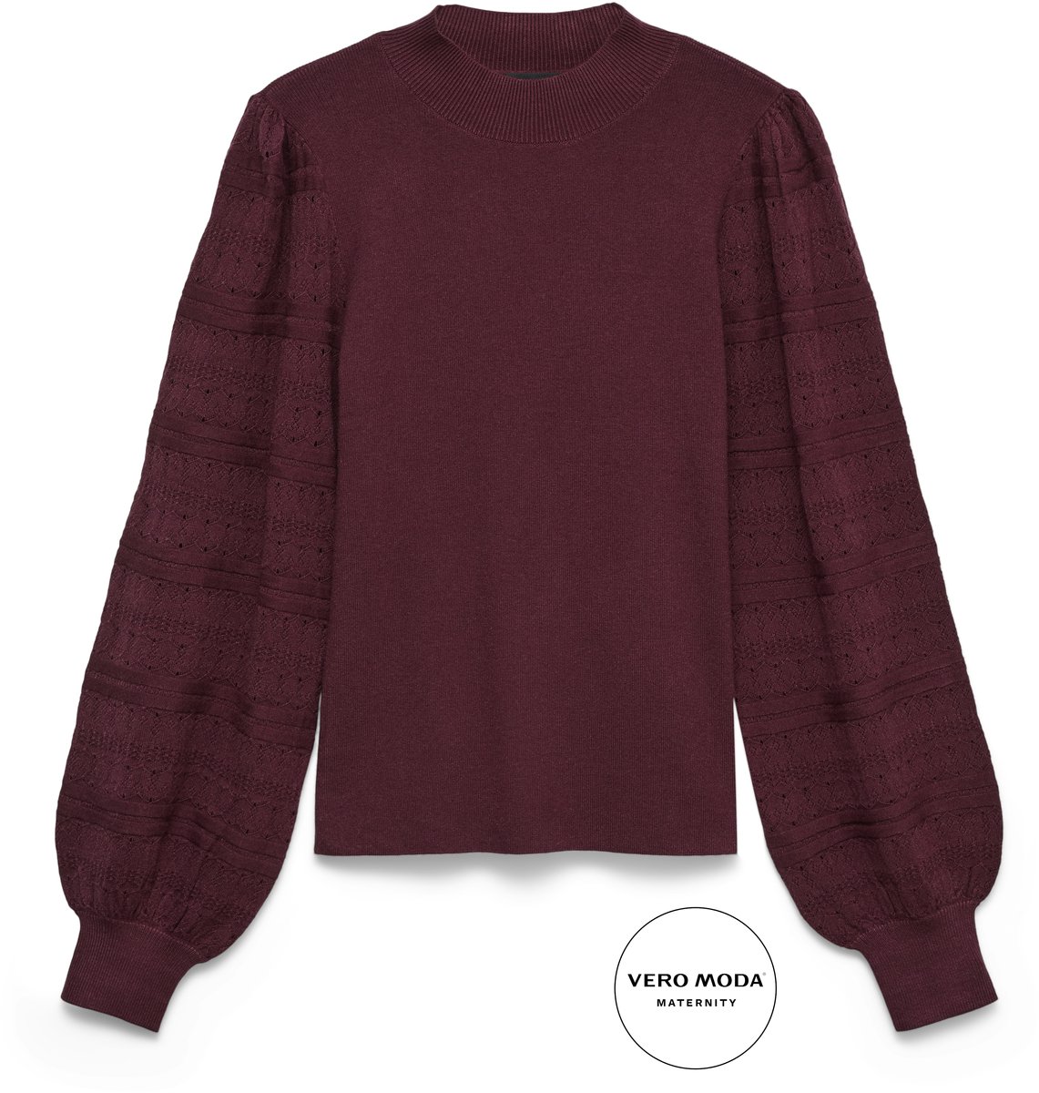 VERO MODA MATERNITY - VMMNEWLIMONE LS HIGHNECK PULLOVER - Dames - Gebreide truien