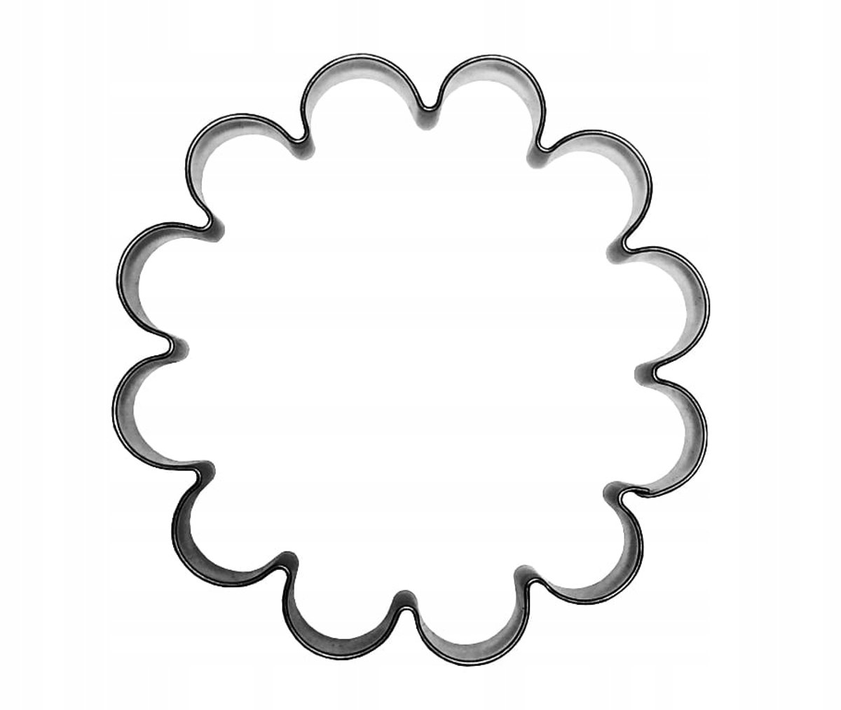 Bloemkoekjesvorm Gerbera 9 cm - Roestvrij Staal