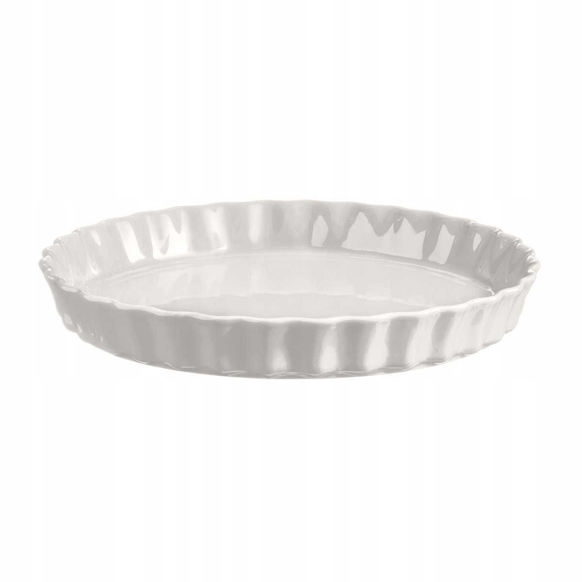 Emile Henry Keramische Taartvorm 28cm Wit - Hoge Kwaliteit