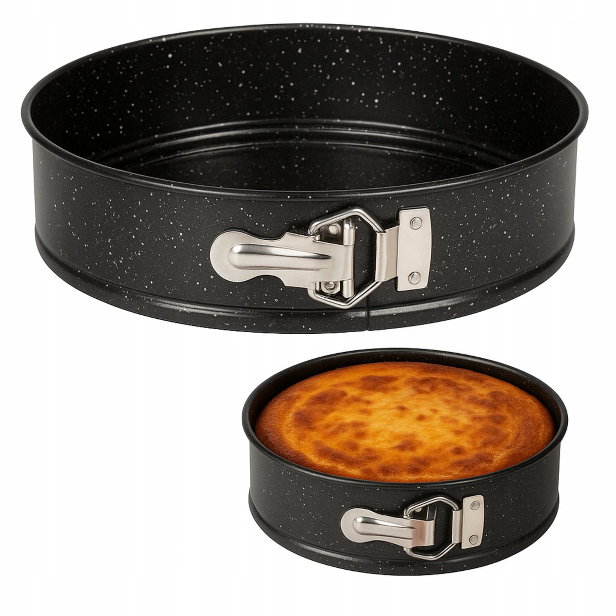 Ronde Taartvorm 22 cm - Anti-aanbaklaag - Bakvorm voor Taarten