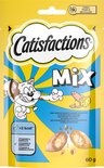 Catisfactions Mix verpakking met zalm en kaas smaak. <2 kcal. 60 g.