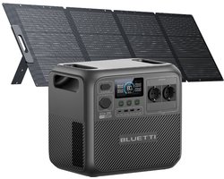 BLUETTI Elite 200 V2 2073,6Wh- 2600W – Zonne-energiecentrale – met 200W Zonnepaneel PV200- Powerstation 230V Draagbare Accu -voor Camping, Camper, Thuis Noodstroom