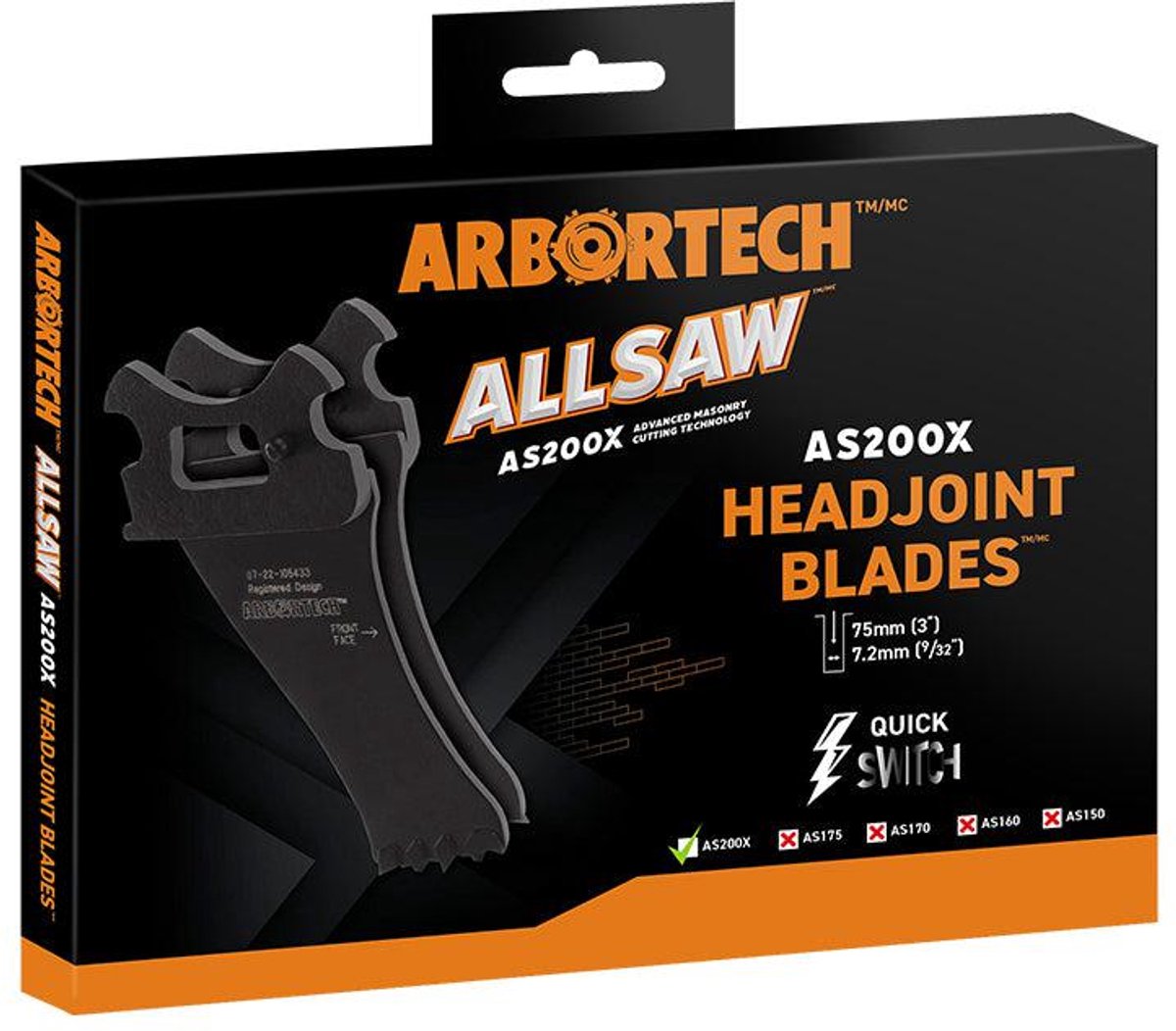 Arbortech Kopvoegblad AS200X - 907000