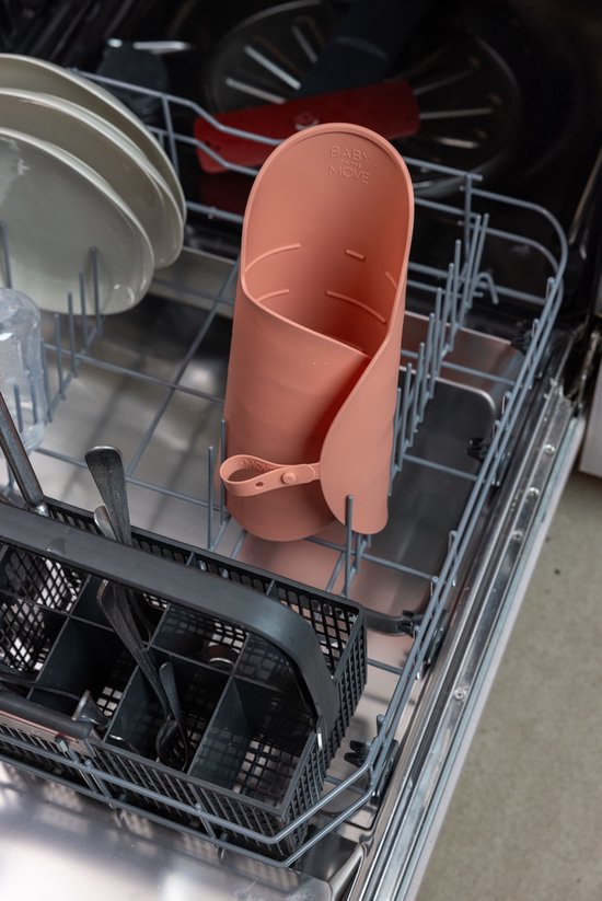 Bébé on the Move - Yummy Mat - Set de table et tapis anti-goutte 2 en 1 - Enroulable et portable - Compatible lave-vaisselle - Anti-poussière - Bloom