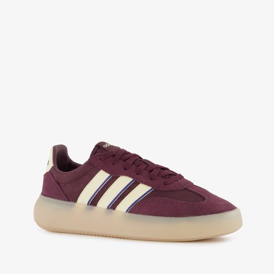 Baskets femme Adidas Barreda Decode en daim bordeaux - Rouge - Semelle amovible - Taille