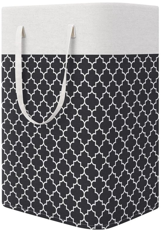 Wasmand, 75 l, wasmand, grote opvouwbare opbergmand met deksel, opbergmand, opvouwbaar, voor vuile kleding, wasmachine, mand, kleding, opbergtas, organizer, grijs
