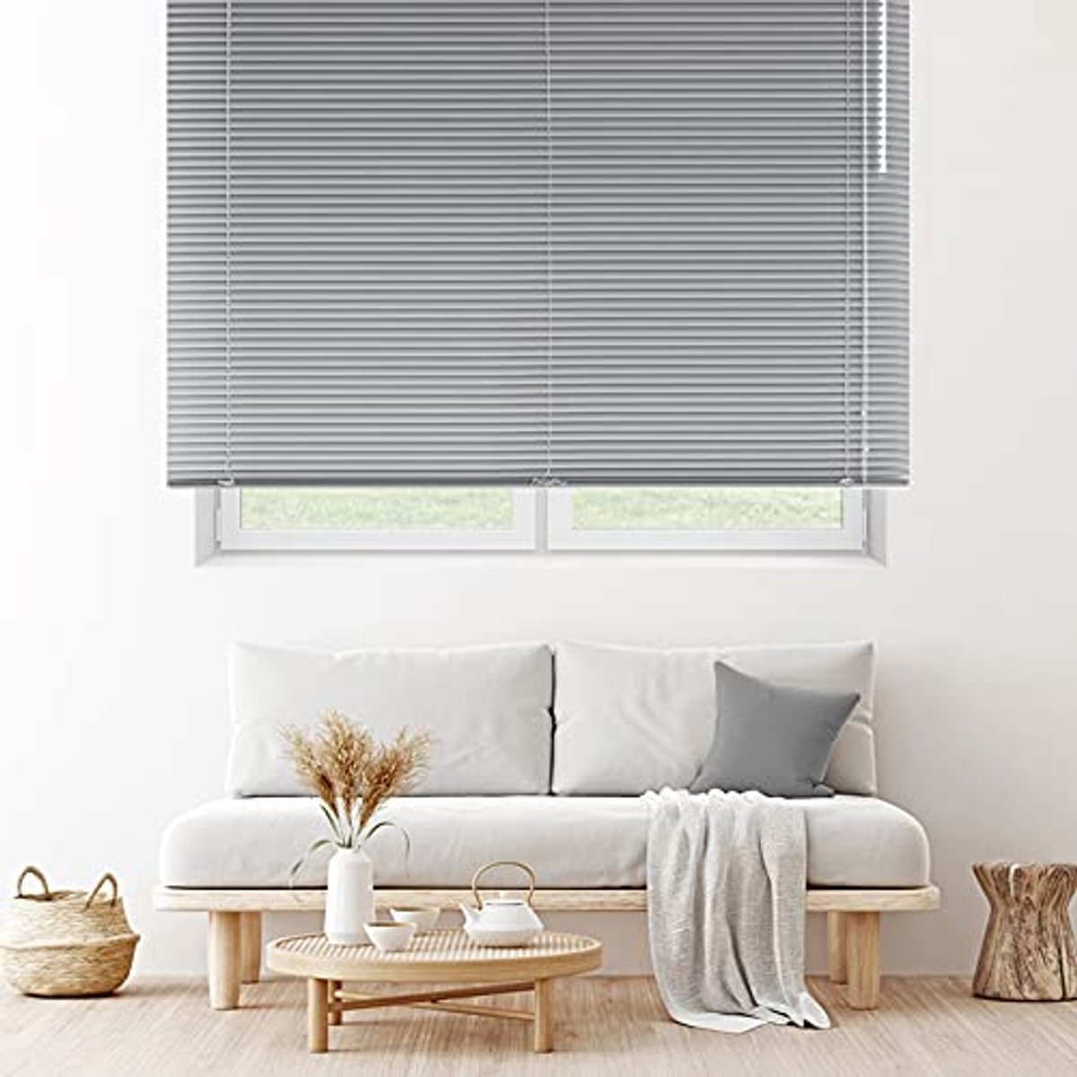 Aluminium Jaloezieën met Stripes - 90x250 cm