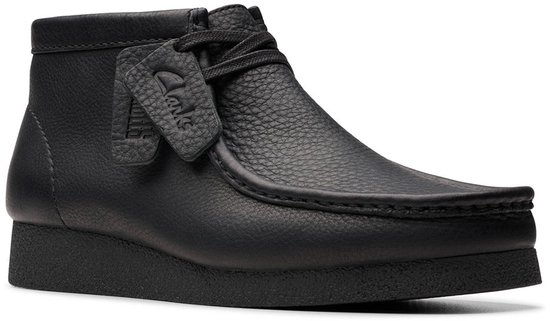 Clarks WallabeeEVO Bt【UK7.5】 CLARKS WallabeeEVO BT Heren Veterschoenen - Leer - Zwart | bol