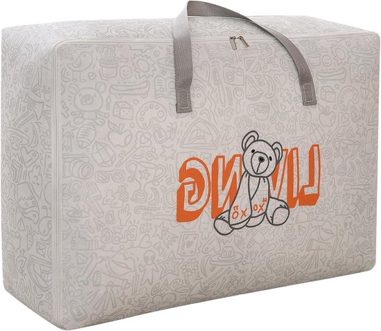Opbergtas Voor Kleding Met Deksel, 6 Stuks Opbergzakken Voor Onder Het Bed Stoffen Opbergdoos Kledingkast Kledingopbergdozen Gebruikt Voor Dekens Kleding