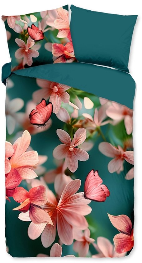 Pure Housse de couette "fleurs" - Multi - (140x200/220 cm) - Microfibre