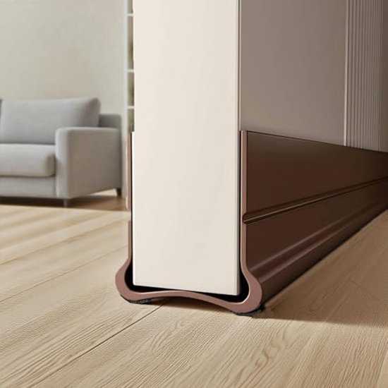 tochtstrip met rubber lip schuin PVC transparant 93 cm kopen? | Tochtstrips deur