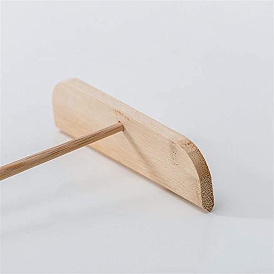 T Shape Crepe Rake Small Bamboo Portable Rake Tool Professional Long ...
