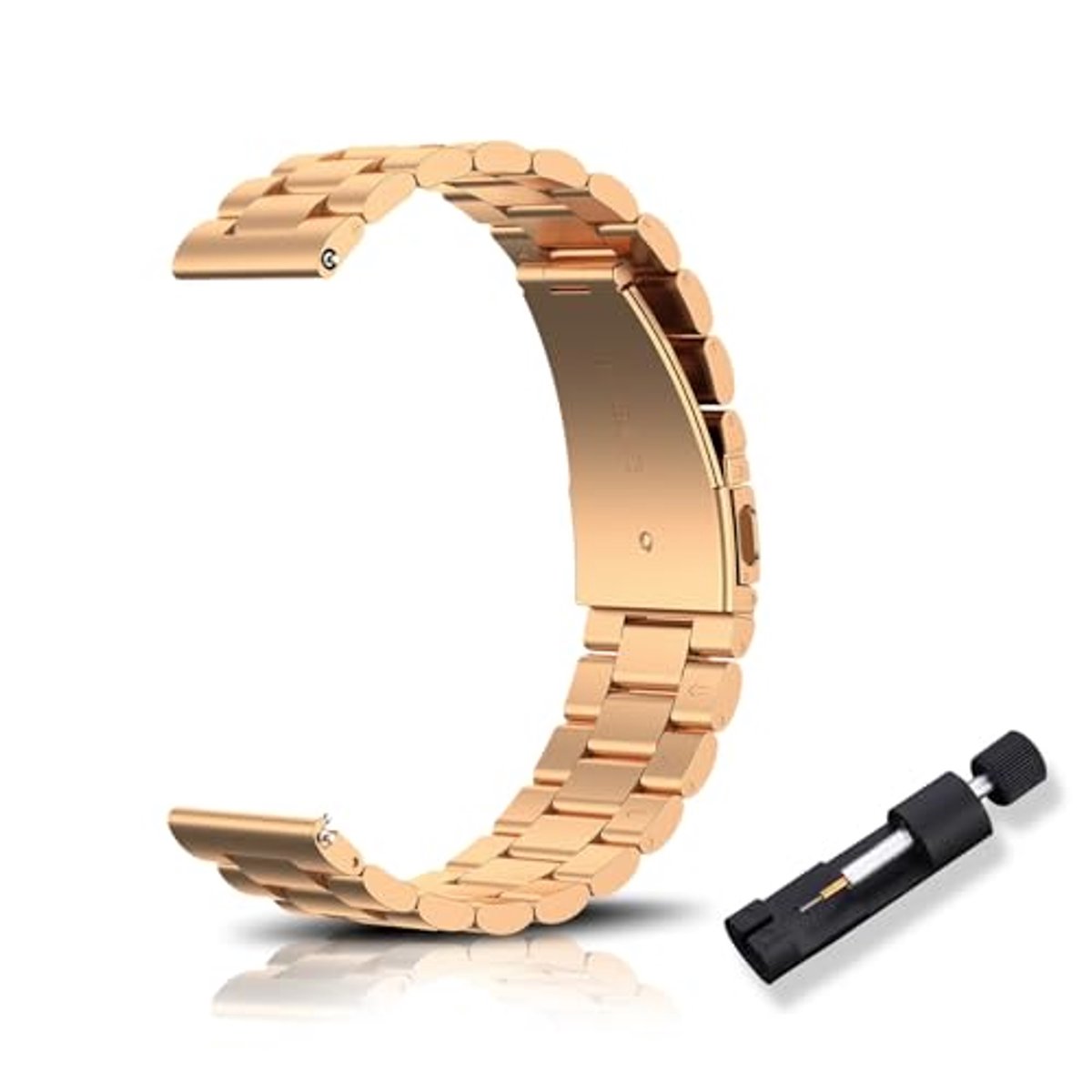 Metalen horlogebandjes voor horloges 16mm 18mm 20mm 22mm met snelsluiting