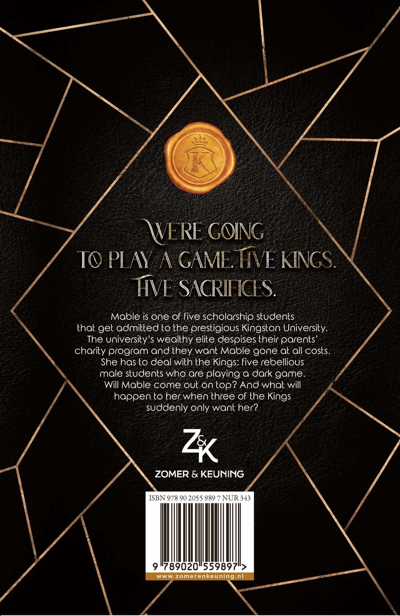 Kingston University 1 - Very Bad Kings - back cover