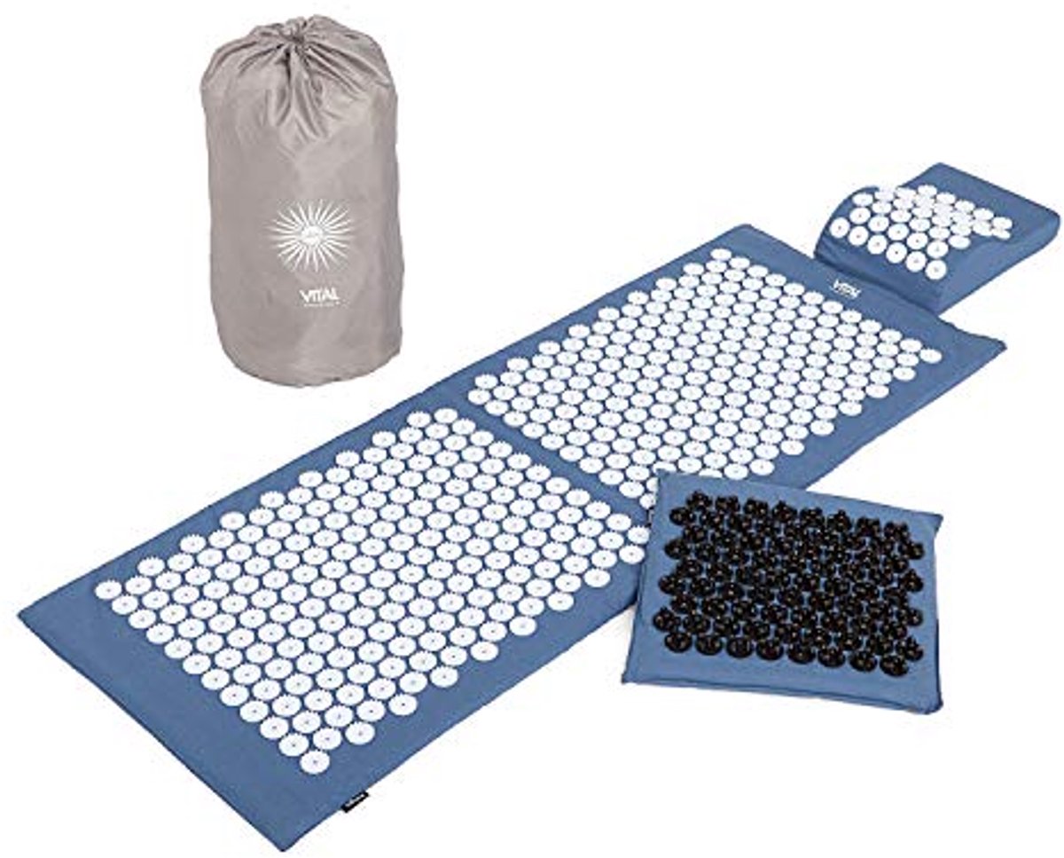 XL Acupressuurmat Deluxe Set - Zacht & Effectief voor Thuisgebruik tegen Nek- en Rugpijn