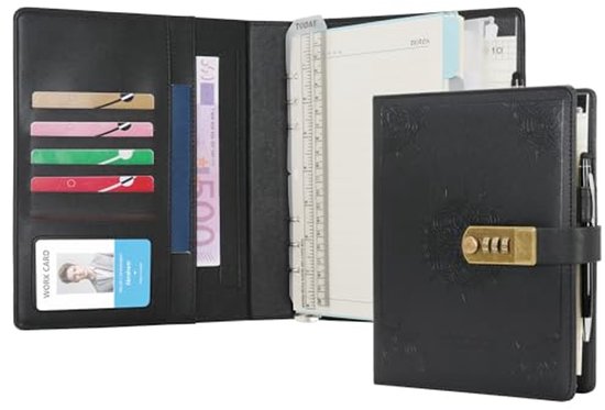 Dagboek Roze / Notitieboek met slotje en 2 sleutels | Blauw | My Secret Diary (kopie) | Cards