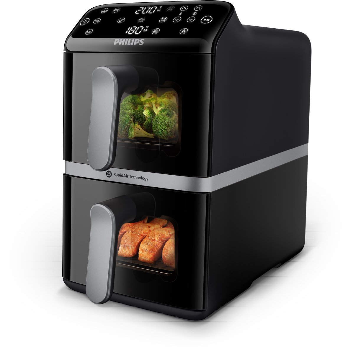 Philips 4000 Series Dual-Stacked Dubbele Airfryer - NA460/00 - Philips - €229,99