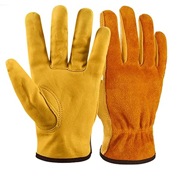 10 paar haas Superflex werkhandschoenen met latex coating, anti-slip tuinhandschoenen, aangenaam, ideaal voor handwerk, tuinieren, industrie grijs mt. L (09