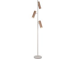 TRIO SOKA - Vloerlamp - Mokka - excl. 3x GU10 5 W - Voetschakelaar