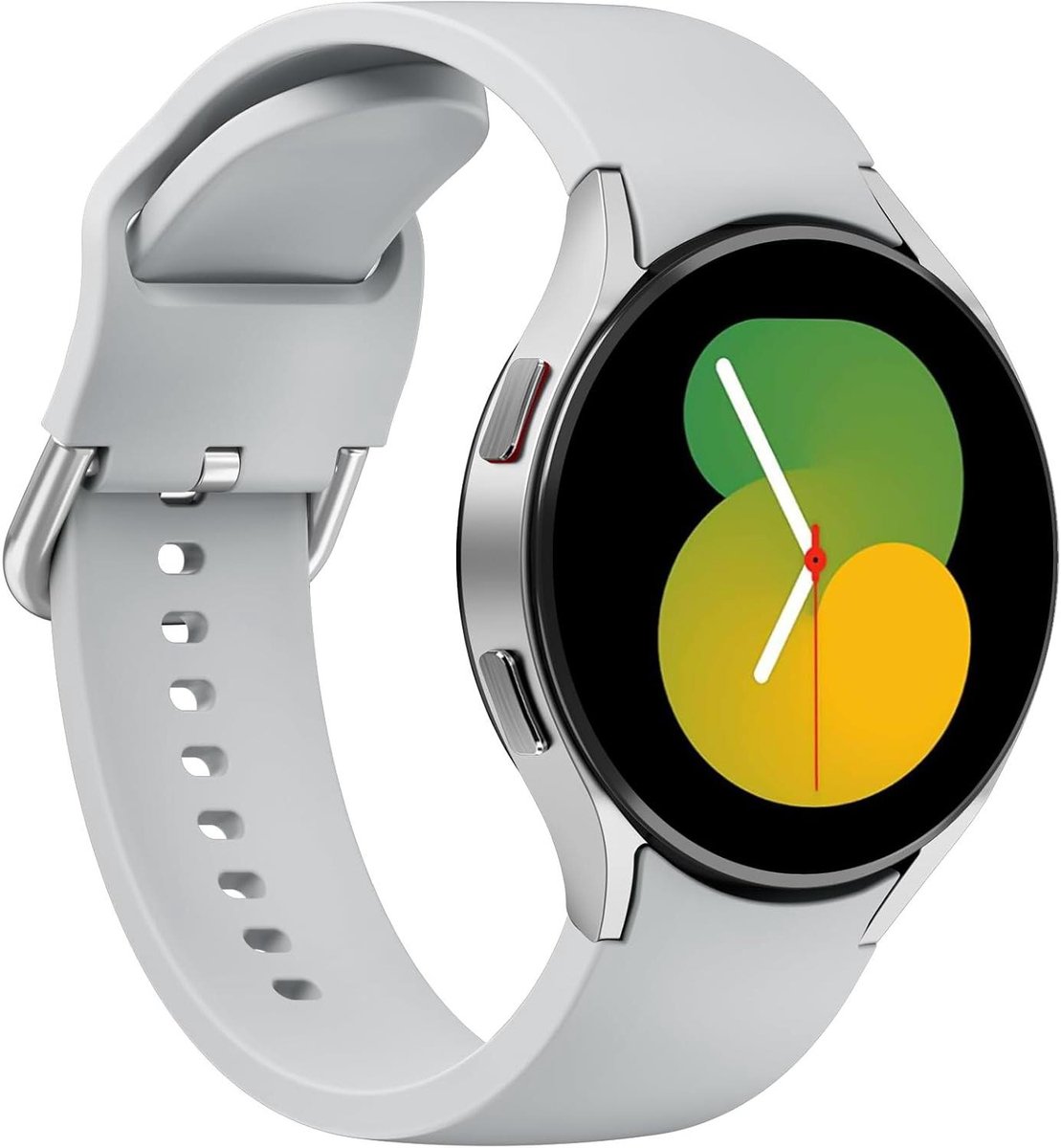 Allecto plus - Siliconen sportarmband voor smartwatch 40 mm, 44 mm, 45 mm, 46 mm - Grijs