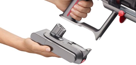 Dyson V12s Detect Slim Submarine - Steelstofzuiger met dweilfunctie - Nikkel/Geel - 140 Air Watts - Hepa