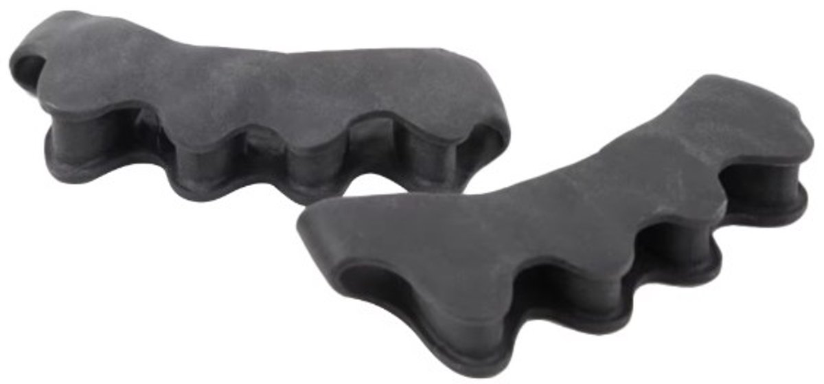 Go Go Gadget - Teenspreider - Tenenspreider - Pedicure - Nagels lakken - Siliconen - 1 paar - Zwart
