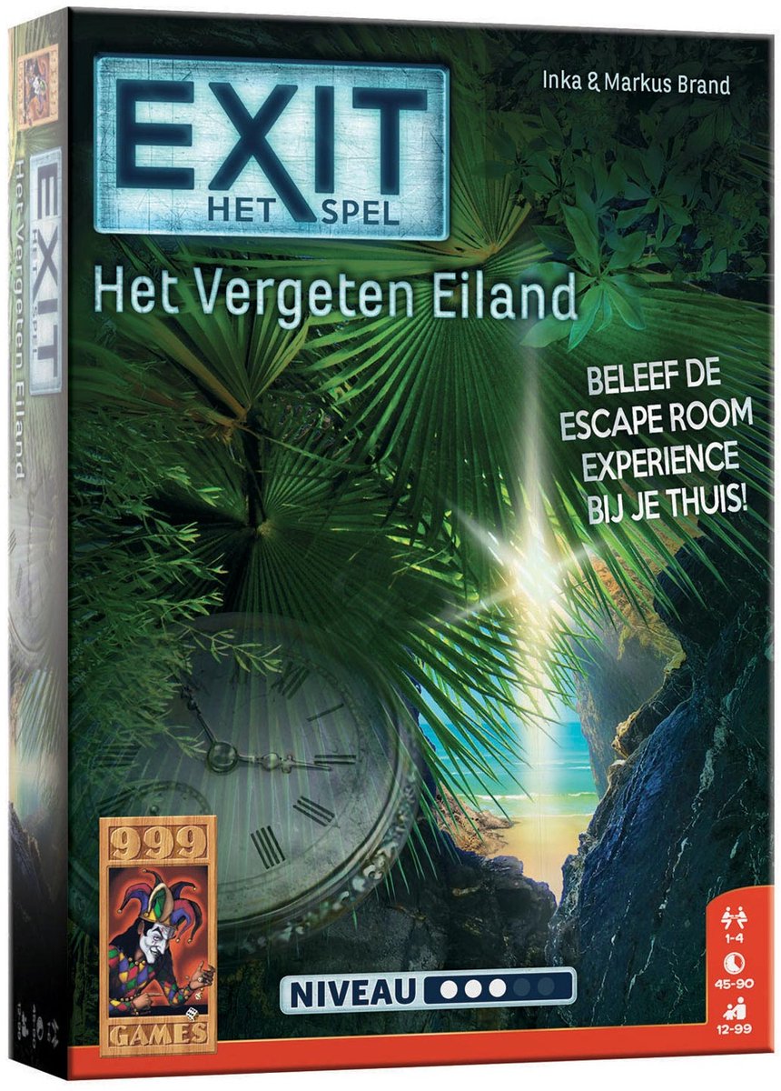 EXIT Het Vergeten Eiland - Escape Room - Bordspel
