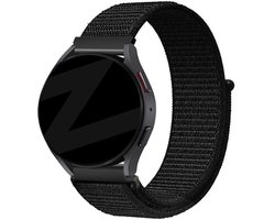 Bandz Nylon Loop Strap (zwart) geschikt voor Garmin Vivoactive 4, Venu 2, Venu 3, Venu 4, Forerunner 255, 265, 570 - 47mm - Comfortabele en duurzame horlogeband